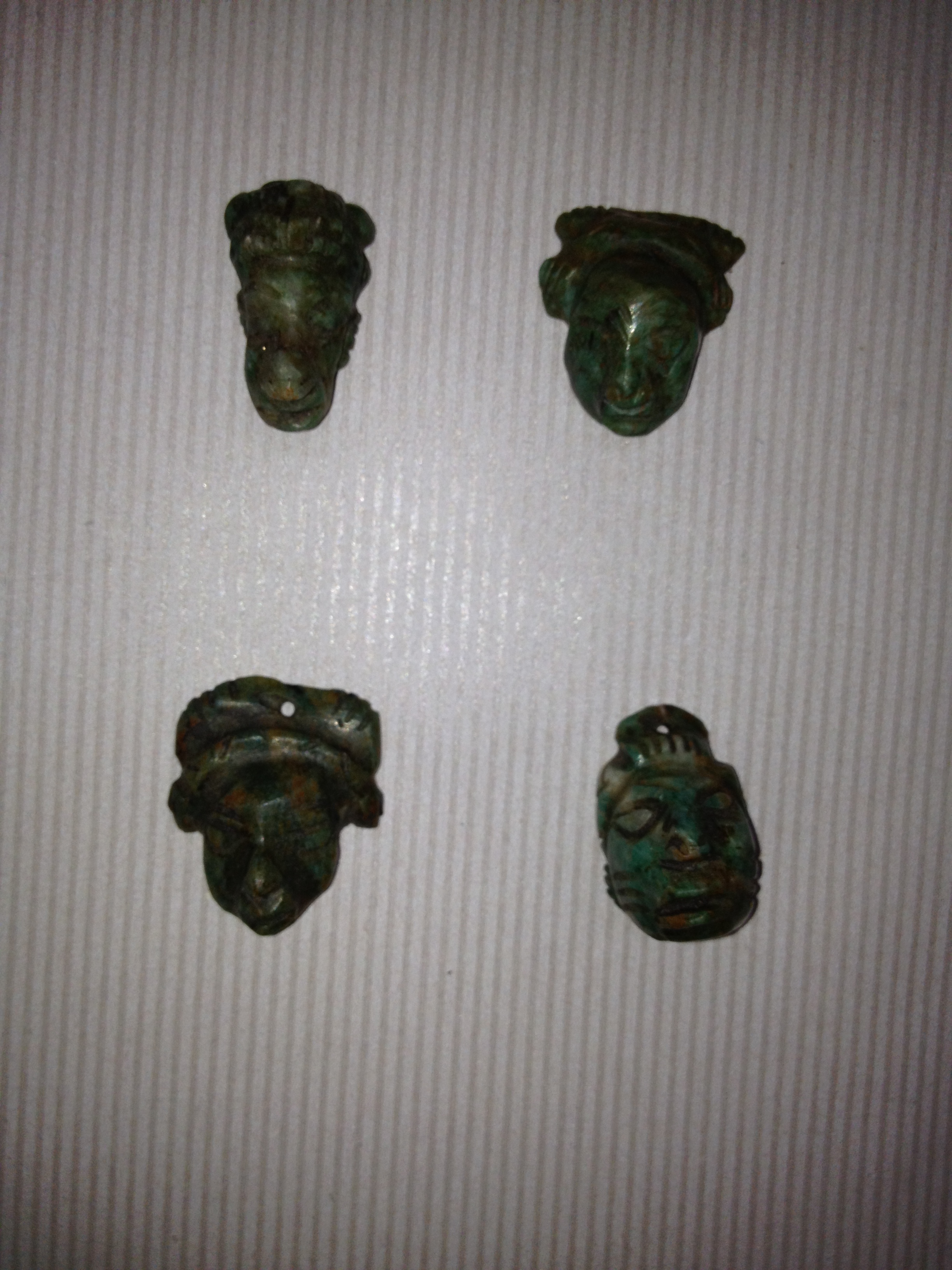 Mayan Stone Neckless Heads