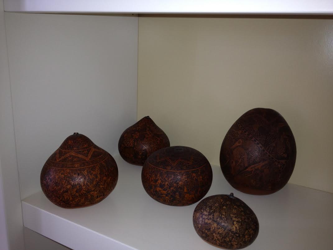 Peru Carved Gourds