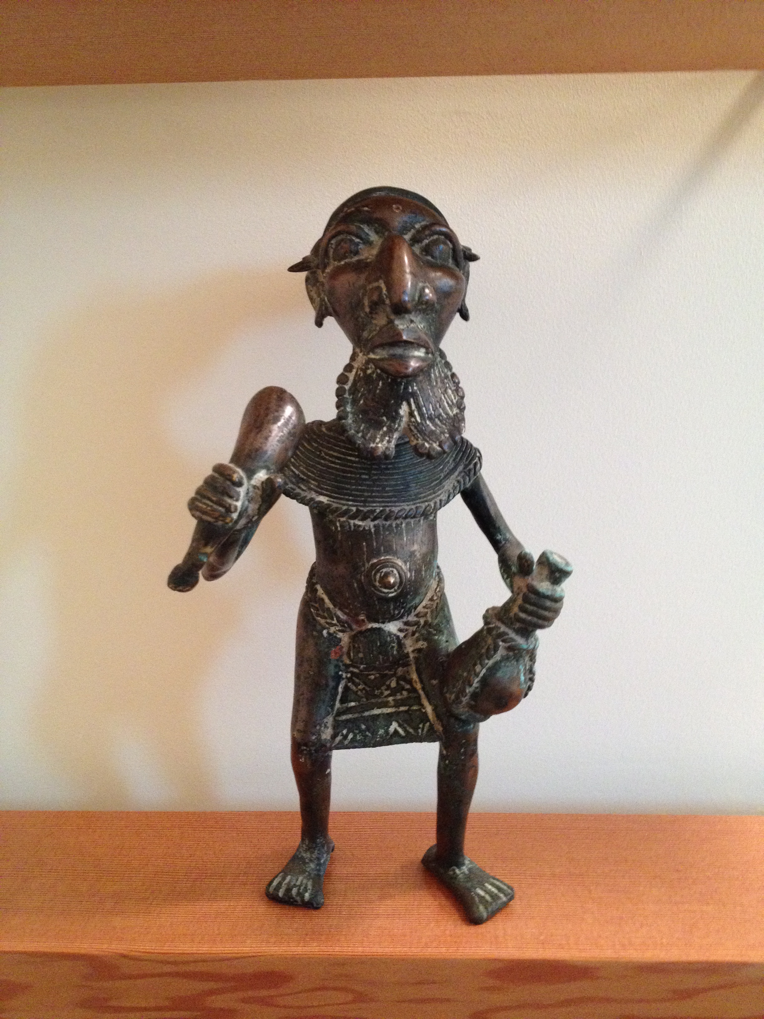 Cameroon Bronze Figure