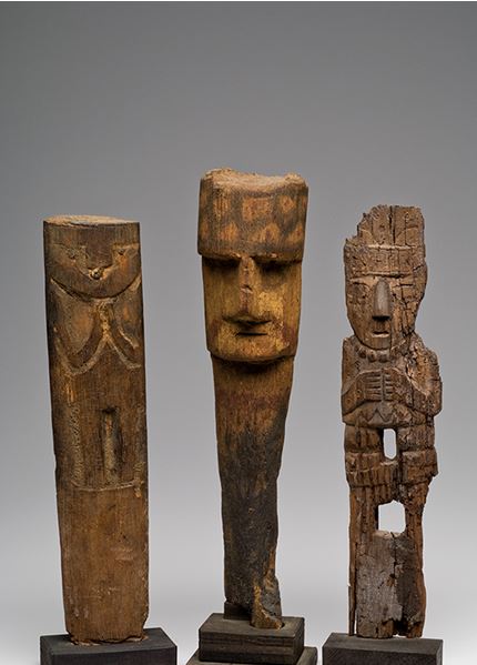 Chancay Wood Figures