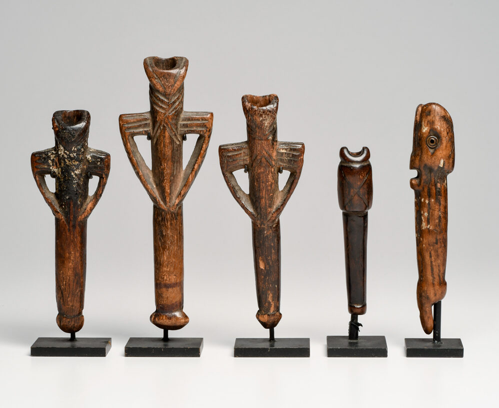 Burkina Faso Figural Wooden Flutes