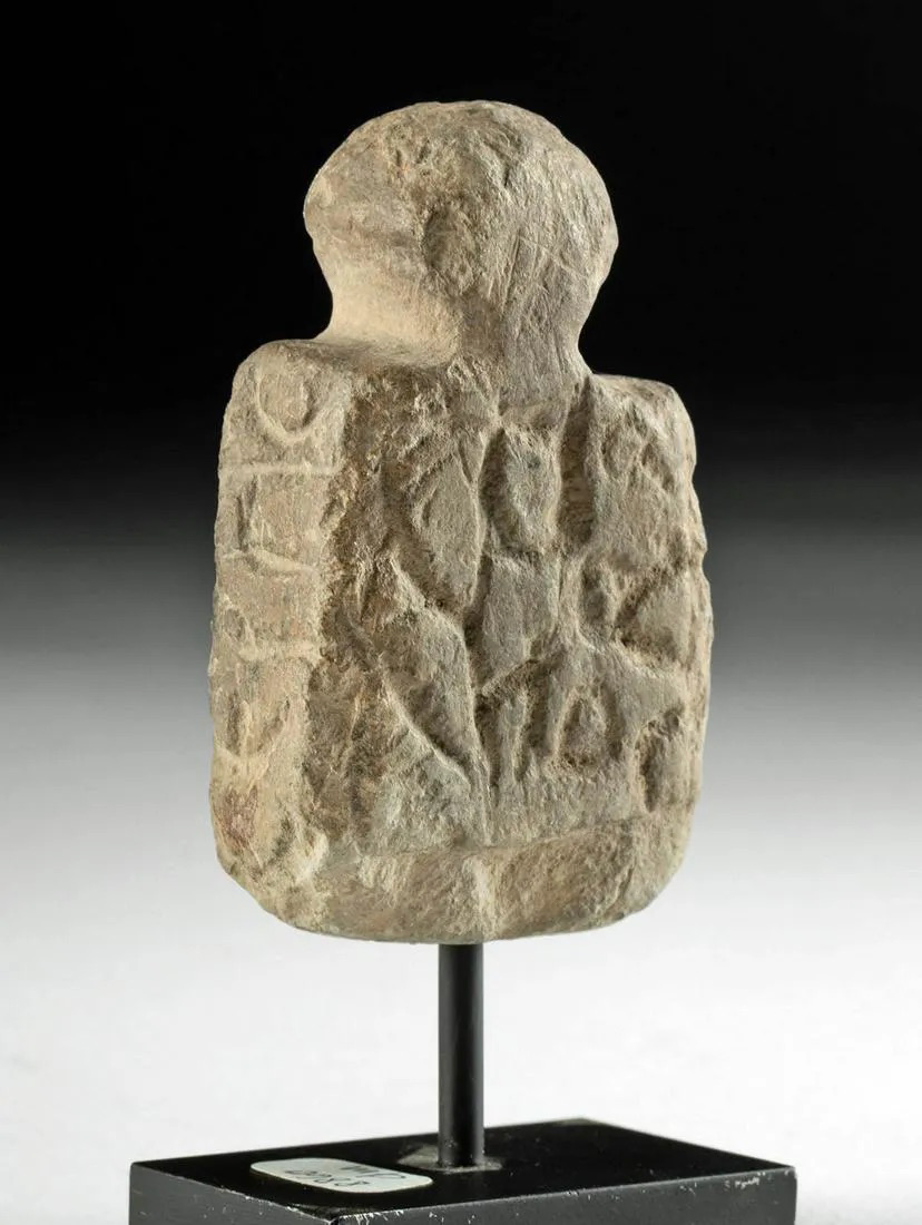 Ancient Anatolian Stone Idol w/ Greek Script