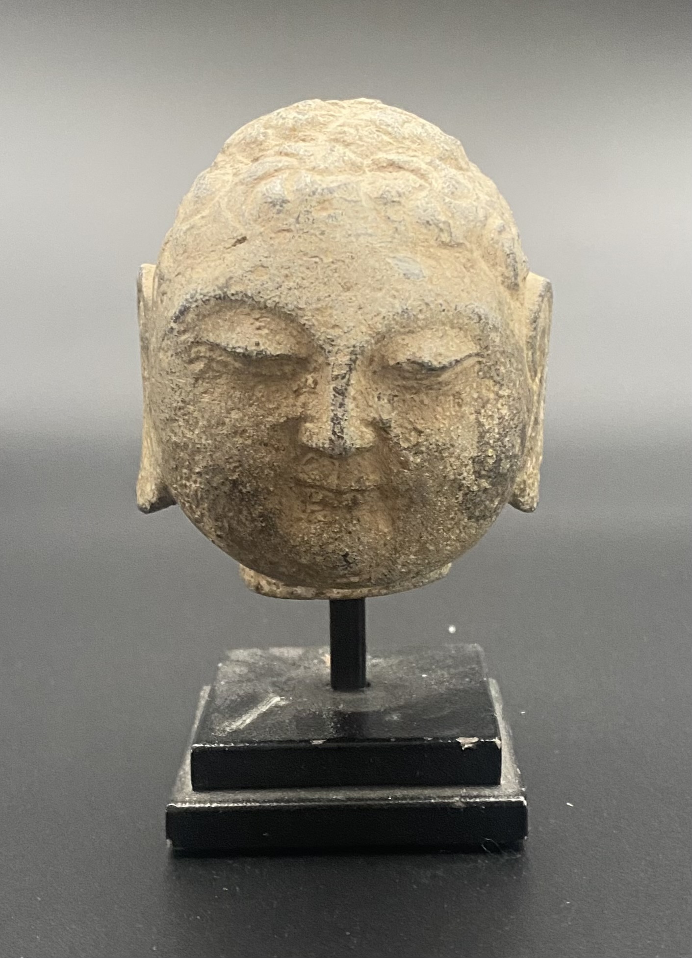 Stone Buddha Head