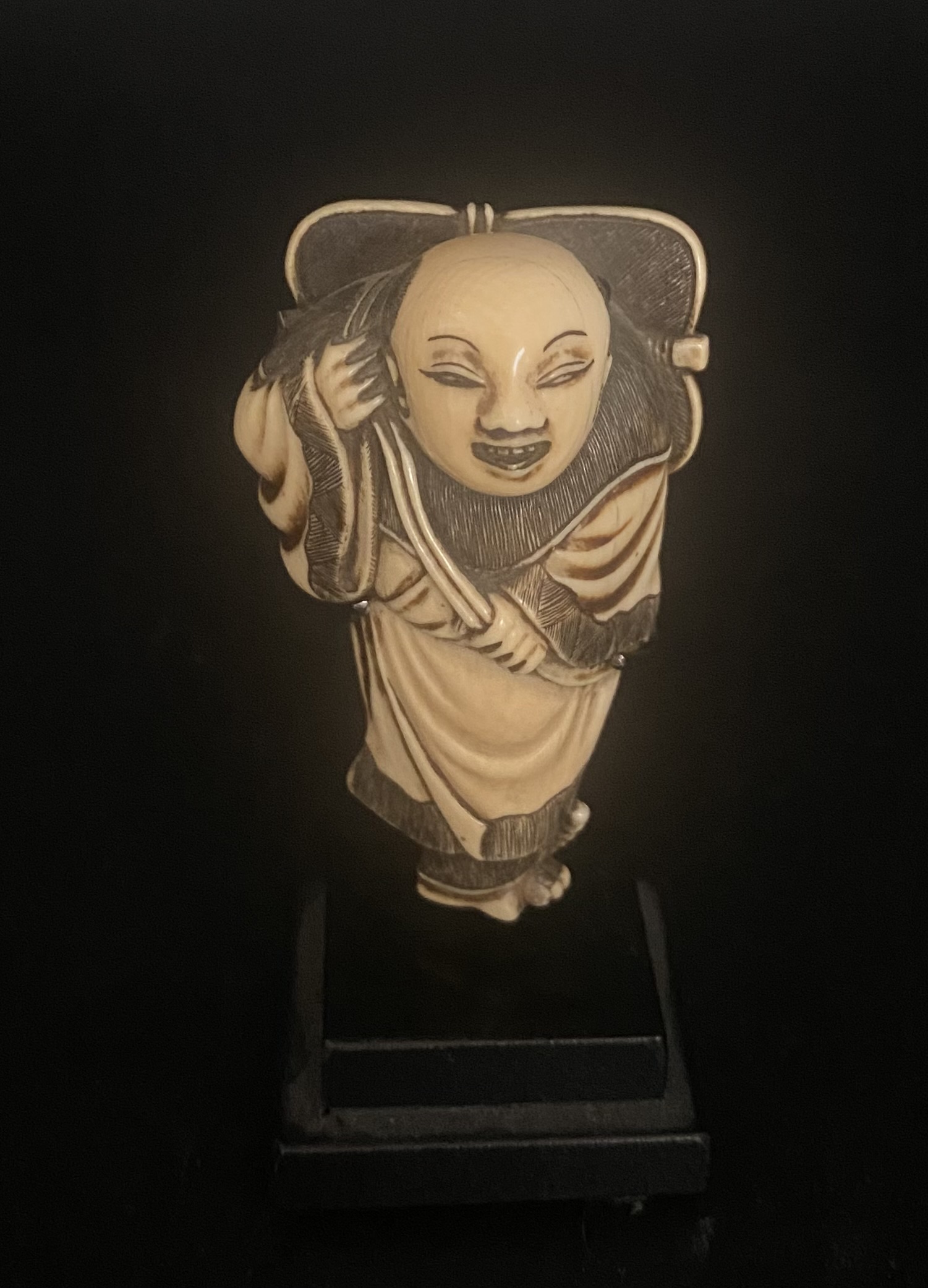 Netsuke of Standing Karoko